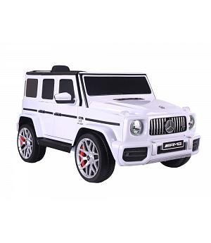 Coche batería para niños Mercedes G63 12v, 1-4 años, rc, blanco  INDA423-AC-S306WT